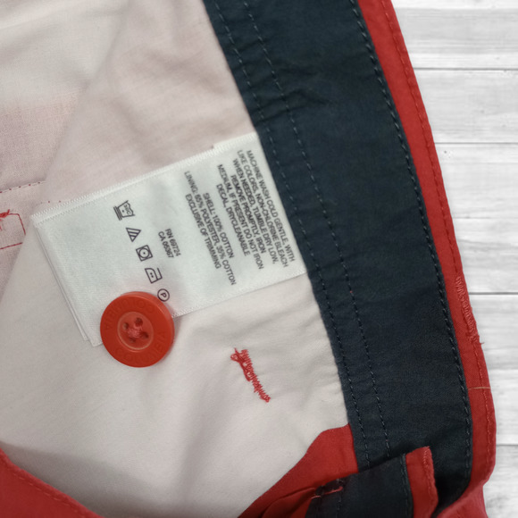 Columbia‎ Men's Coral Cotton Washed Out Chino Shorts Size 36 - Picture 9 of 10